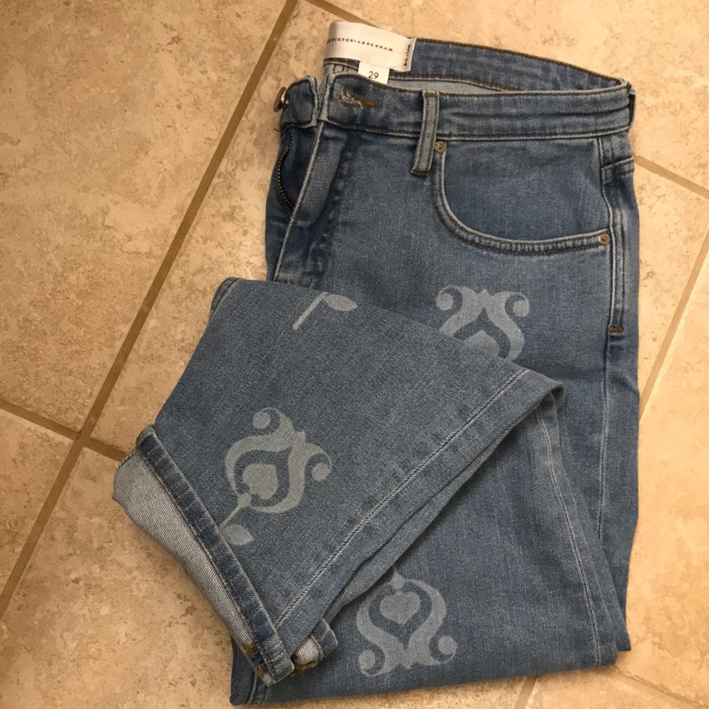 Victoria Beckham tulip boyfriend jeans